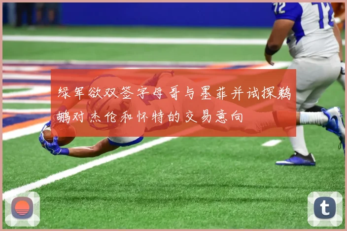 绿军欲双签字母哥与墨菲并试探鹈鹕对杰伦和怀特的交易意向